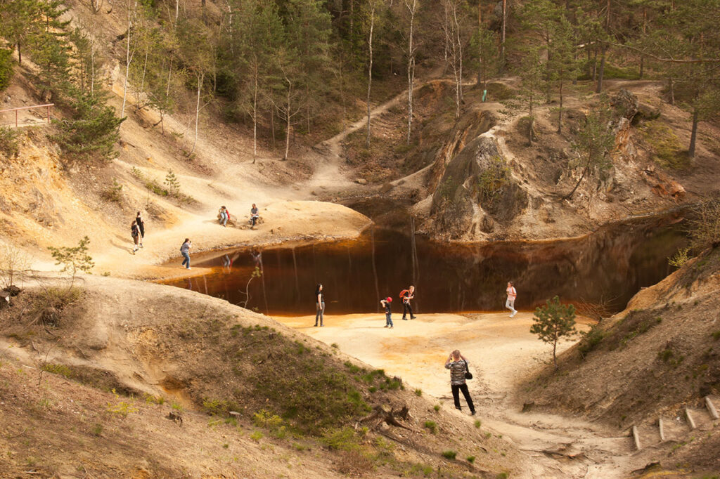 Kolorowe jeziorka w Rudawach Janowickich