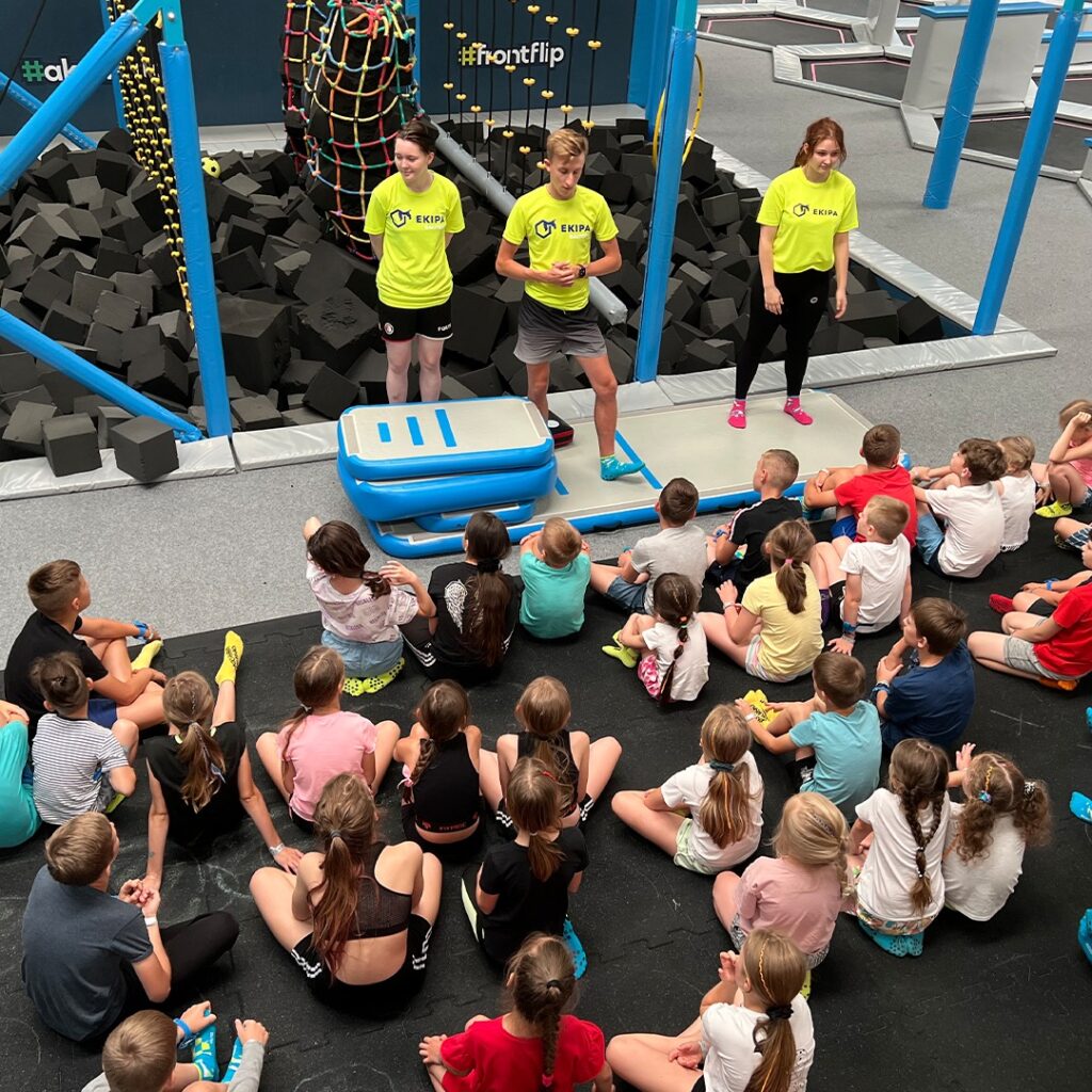 Park Trampolin SALTOS w Łodzi