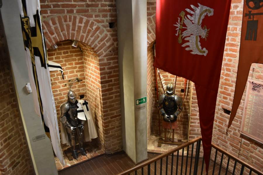 Zamek krzyżacki z wieżą w Człuchowie