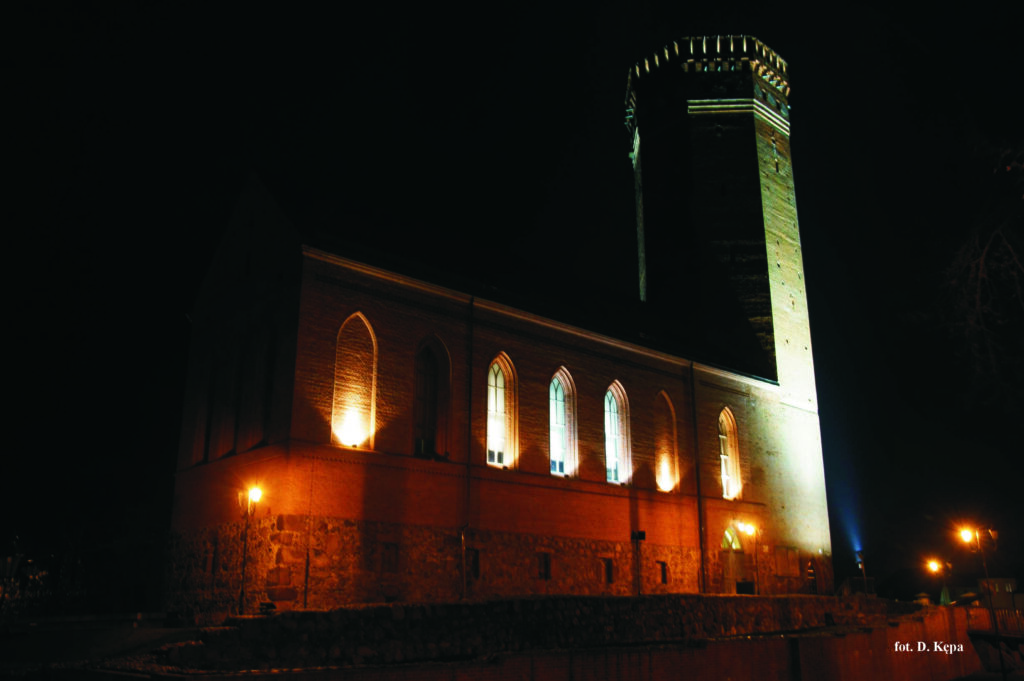 Zamek krzyżacki z wieżą w Człuchowie